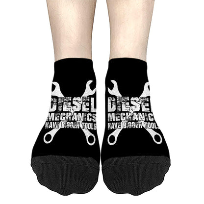 Diesels Mechanics Tools Mens Crew Socks No Show Socks Women