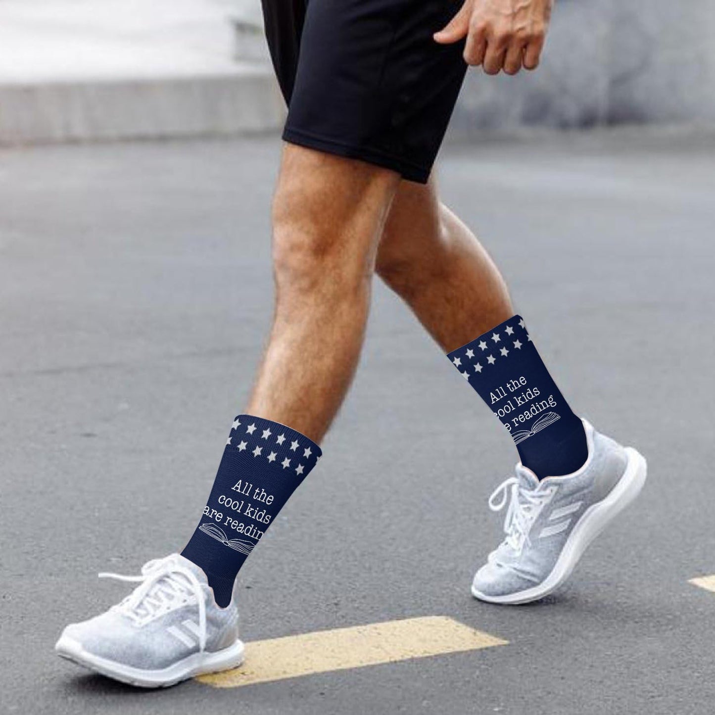 Colorful Novelty Half Calf Socks for Men