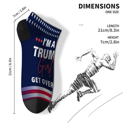 Trump Girl Women For Trump No Show Socks