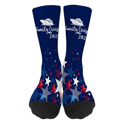 2025 Cruise Vacation Family Boot Socks