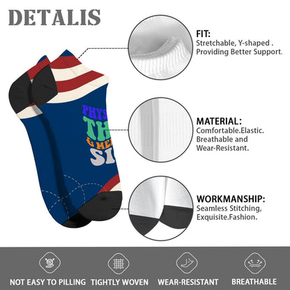 Mentally Sick Physically Thicc Low Cut Socks Casual Sock For Womens