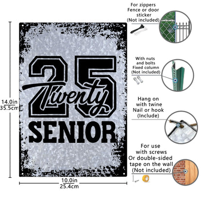 Class Of 2025 Senior Metal Wall Decor