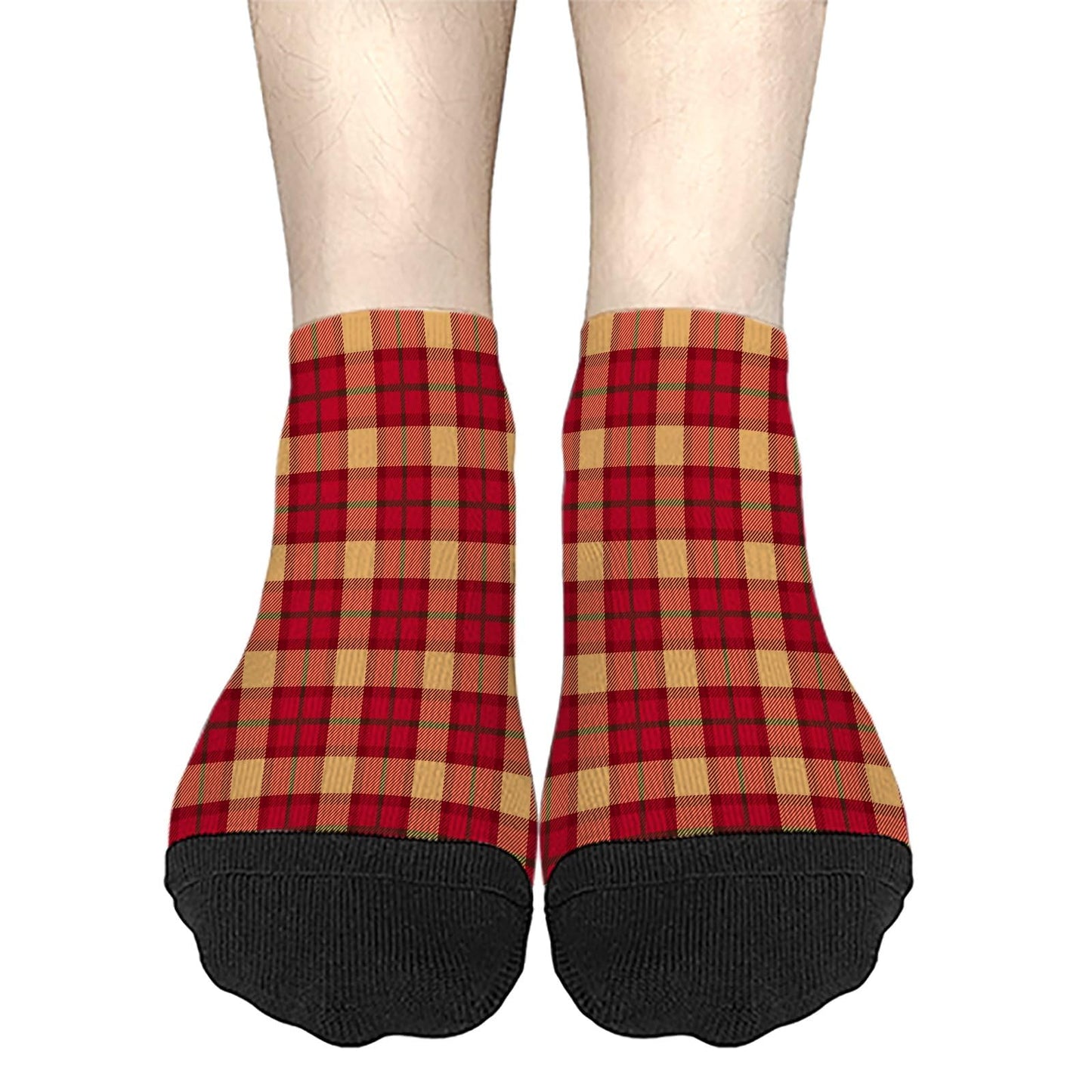 Funny Christmas Pattern Boys Ankle Socks Low Cut For Men Socks