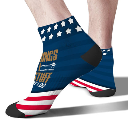 That's What I Do I Cook And I Know Things No Show Socks Womens No Show Socks Men's