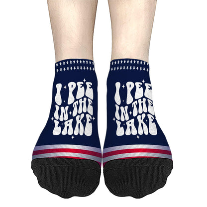 Lake-themed Funny Vacation Partys Cotton Socks for Men and Women