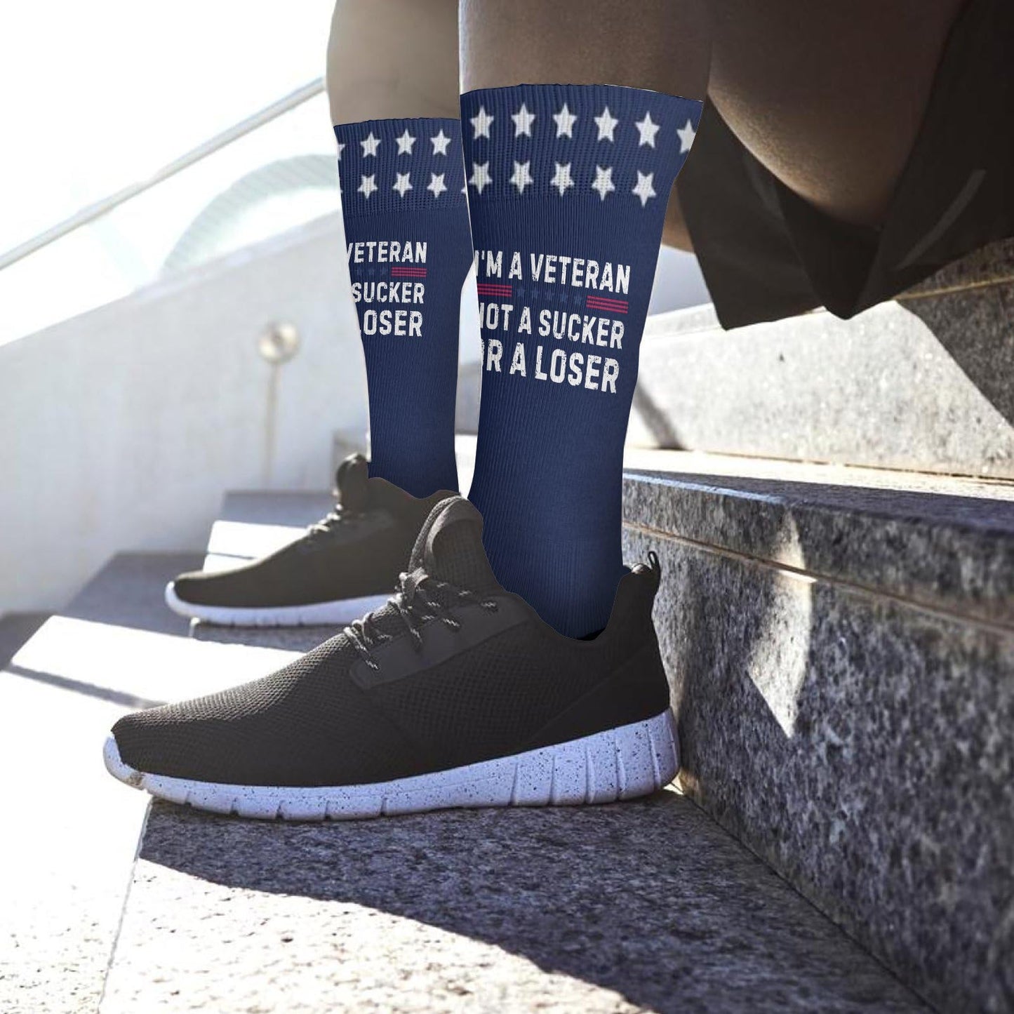 Veteran Pride Women's Crazy Design Socks