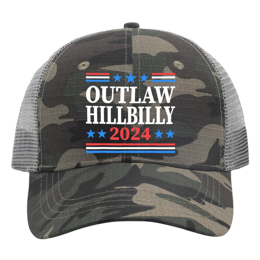 Trump Vance 2024 Outlaw Hillbilly Hat Gift for Dad