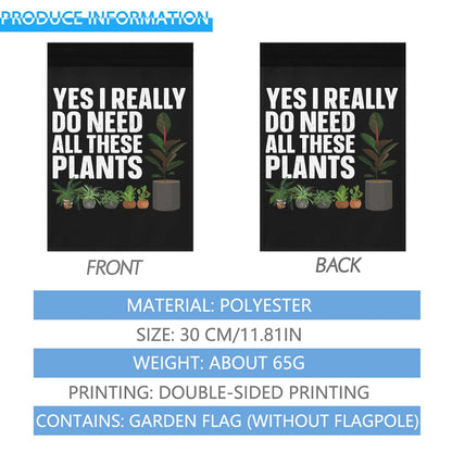 Inspirational Plant Lover Garden Flags - Rustic House Decor