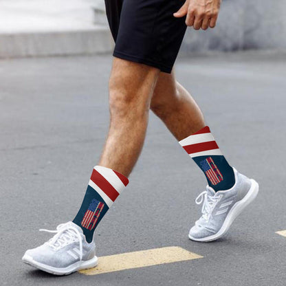 MAHA Patriotic 4th of July Socks for Men