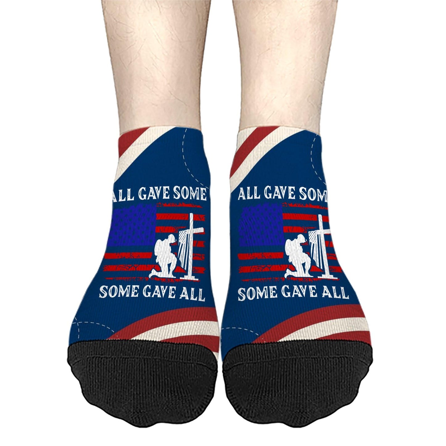 All Gave Some Some Gave All Girls Crew Socks Invisible Socks Women's