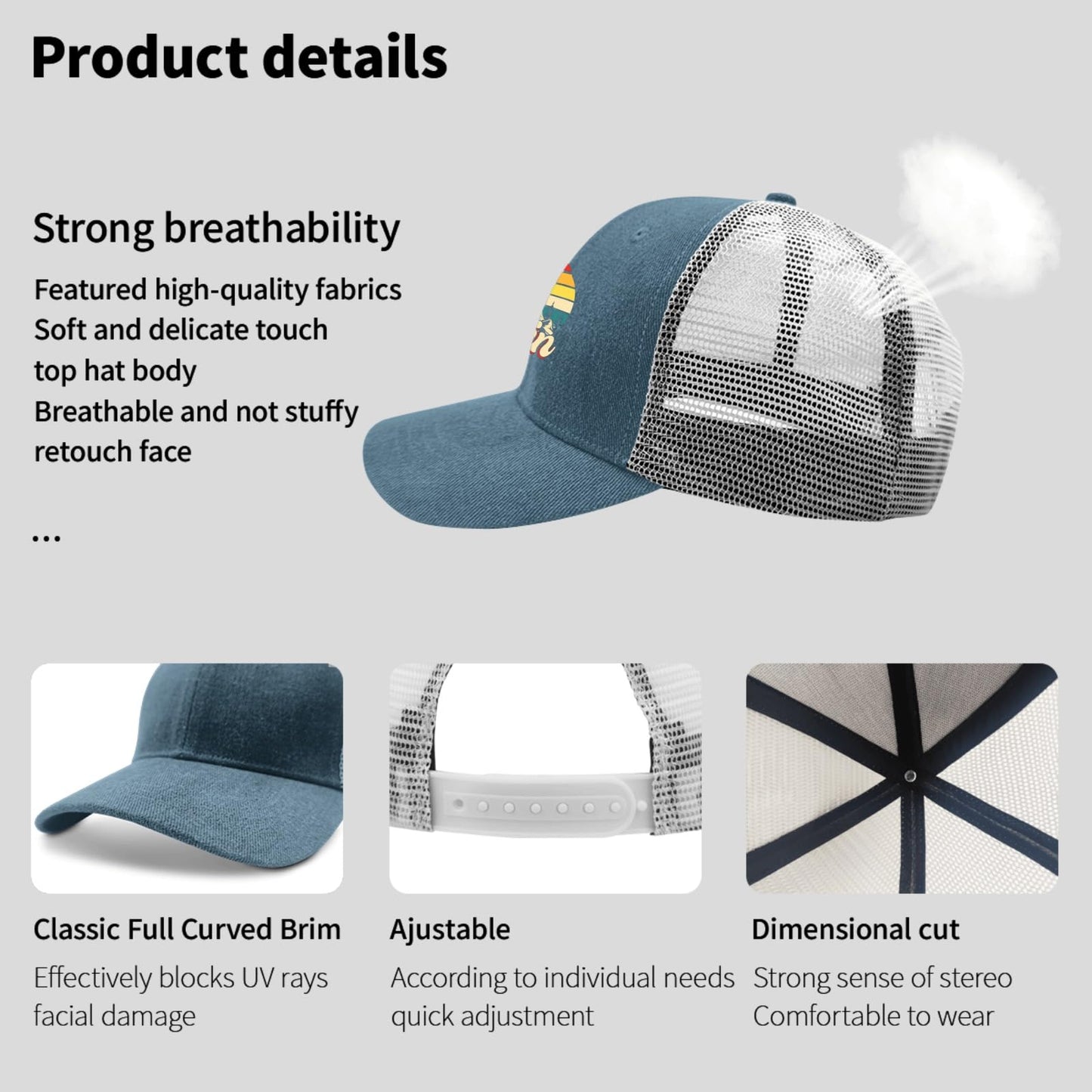 Cousin Crew Dad Hats for Women Funny Denim Cap
