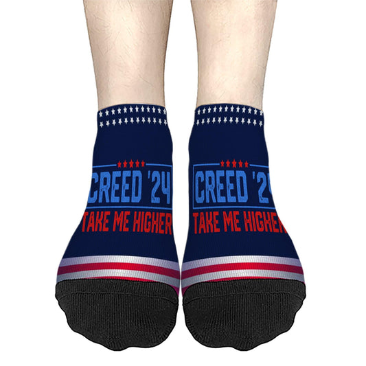 Creed '24 Take Me Higher Women Men Support 2024 Low Cut Socks Invisible Sock Women's