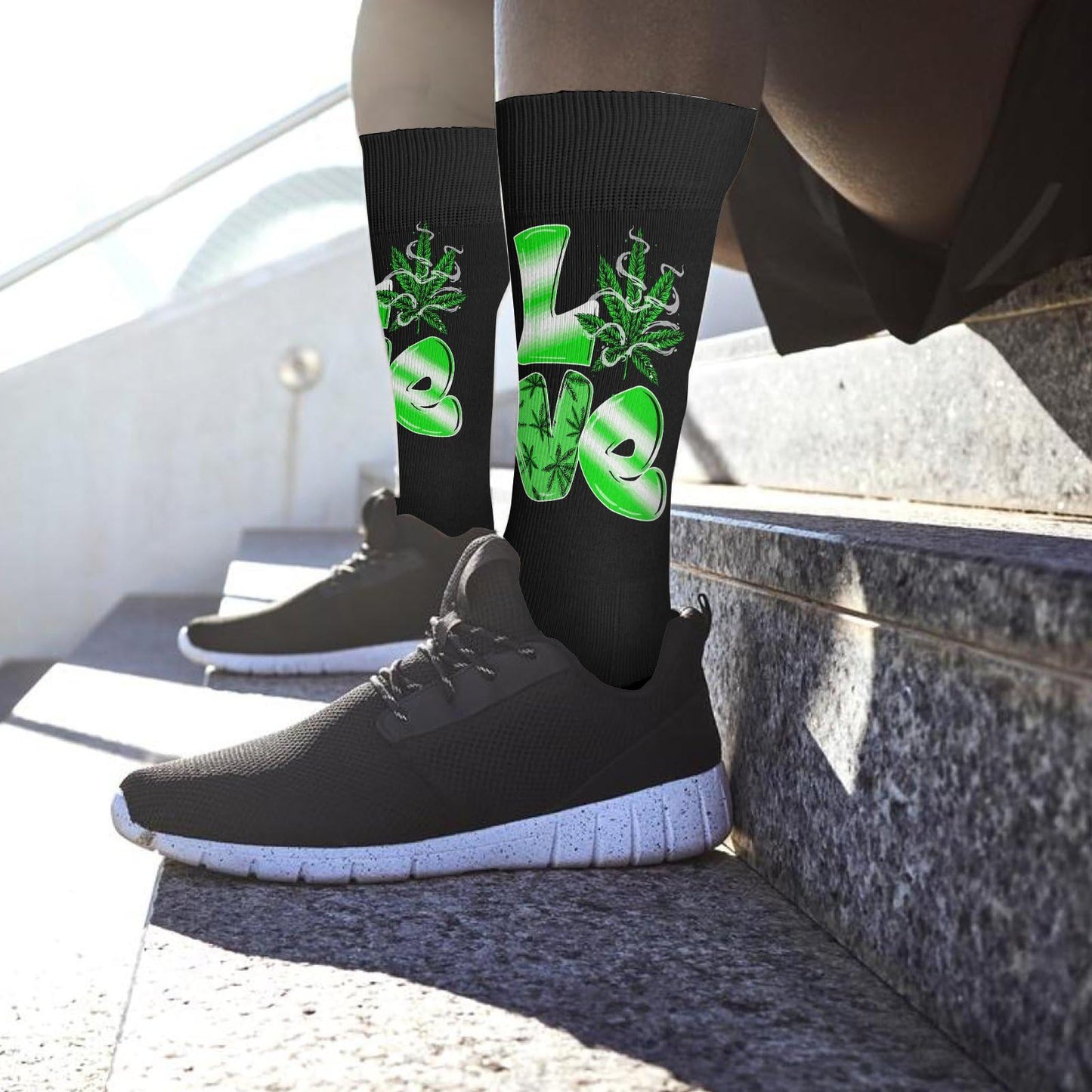 Premium Men's Cannabis THC Tube Socks