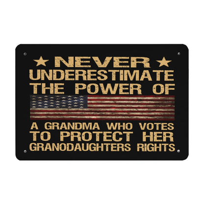 Grandma Power Retro Wall Decor - 40 * 30cm