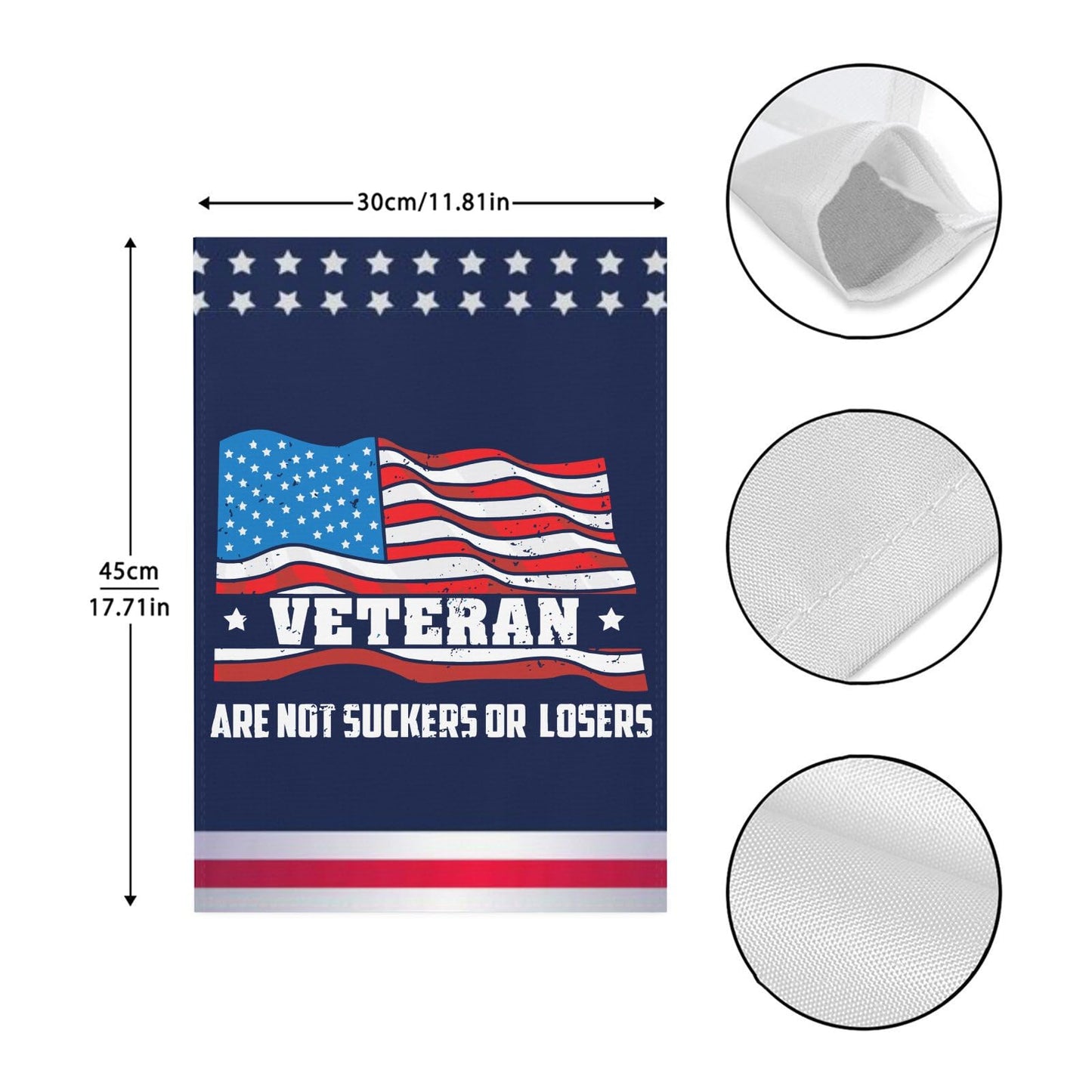 Veterans Are Not Suckers Or Losers Yard Flags One Size Double Sided Art Garden Flag Lighthouse House Flag