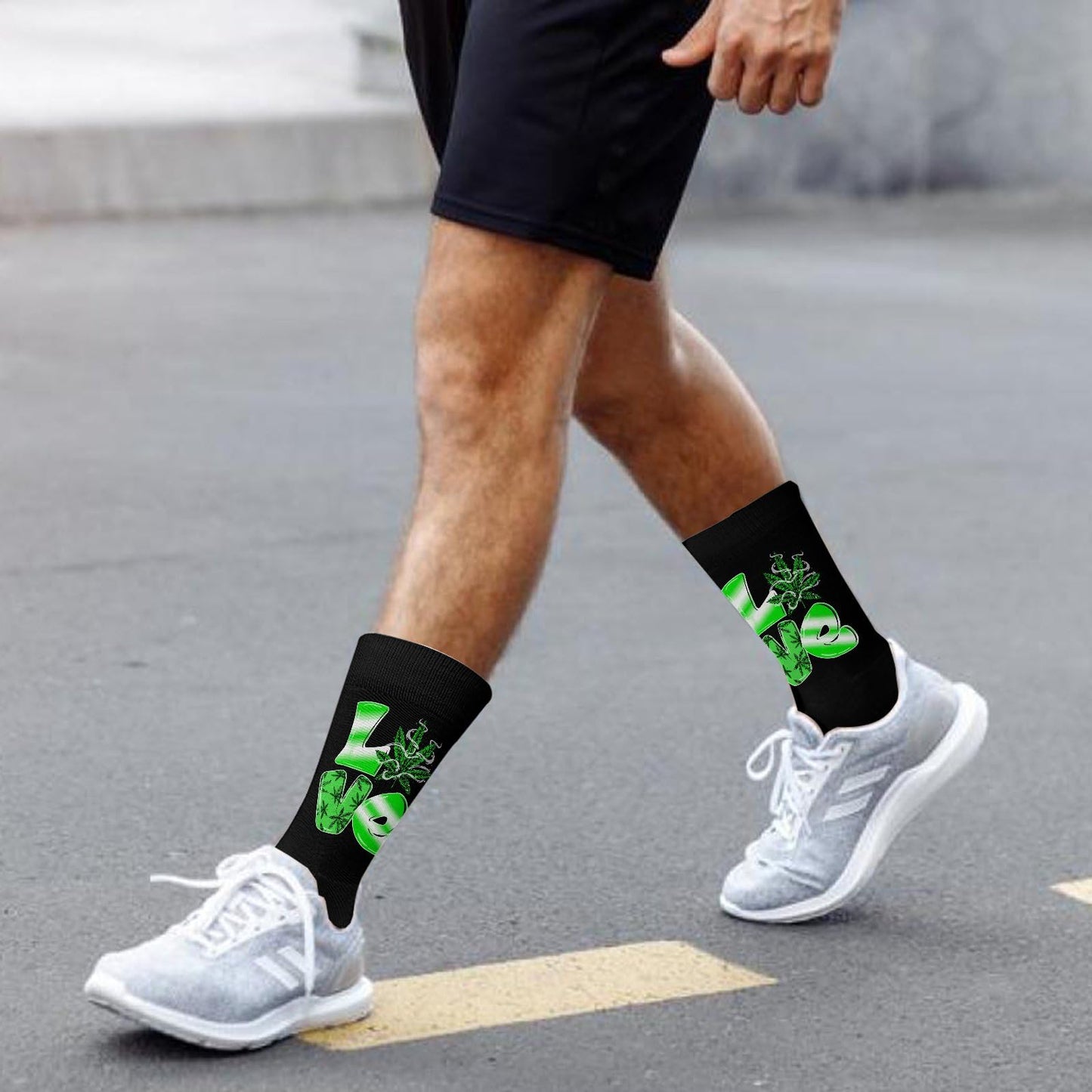 Premium Men's Cannabis THC Tube Socks