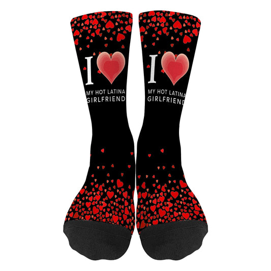 My Hot Latina Girlfriend Athletic Socks - Men's