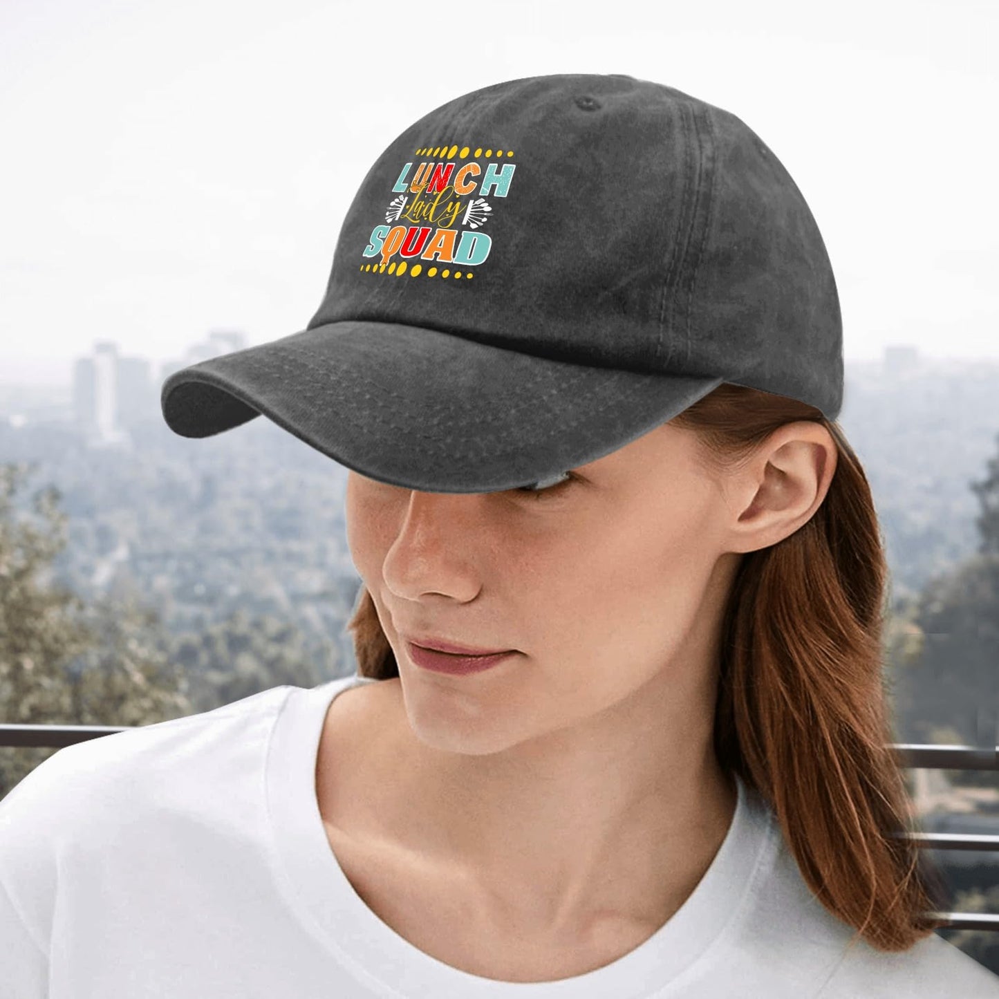 FASWEET Lunch Lady Squad Hat - Pigment Black