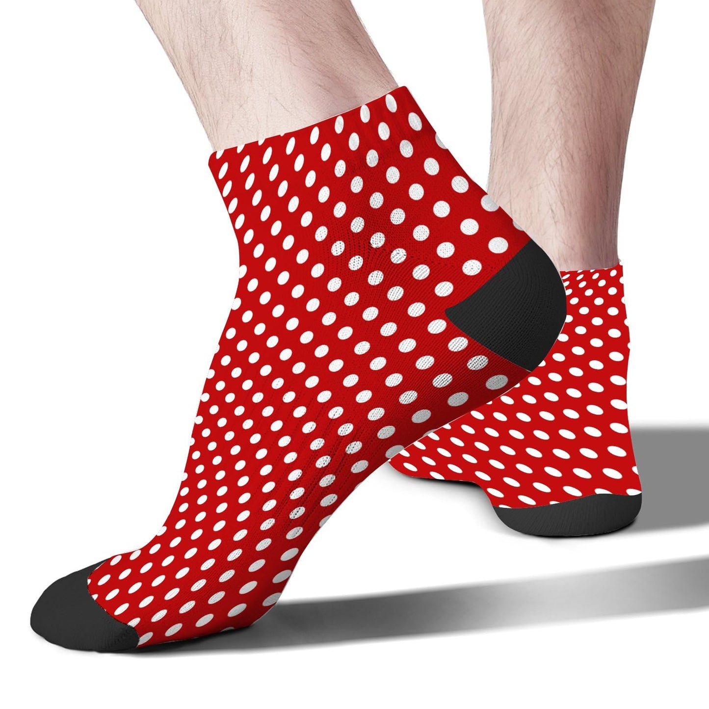 Funny Christmas Pattern No Show Socks Men Cotton Sock Mens