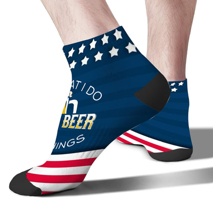 That's What I Do I Cook And I Know Things No Show Socks Womens No Show Socks Men's