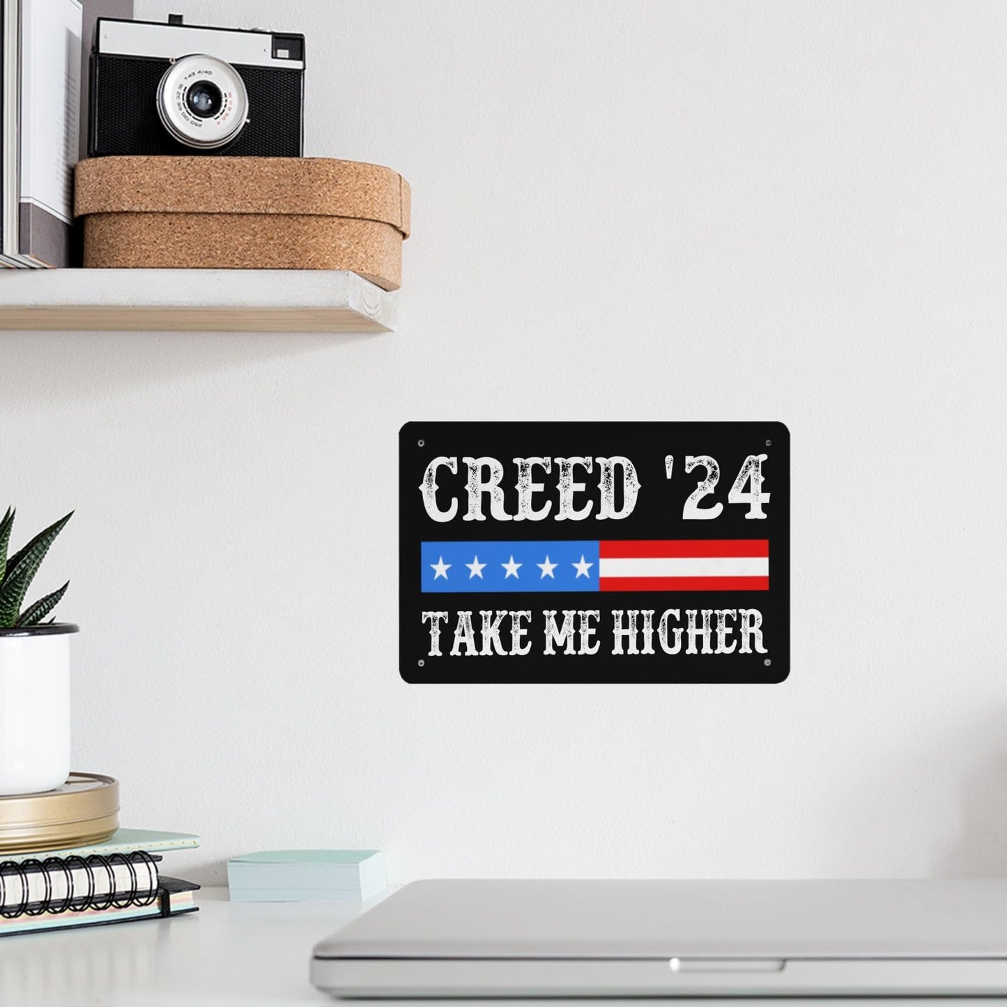 Creed '24 Take Me Higher Signs Funny Room Decor For Yard 40 * 30cm