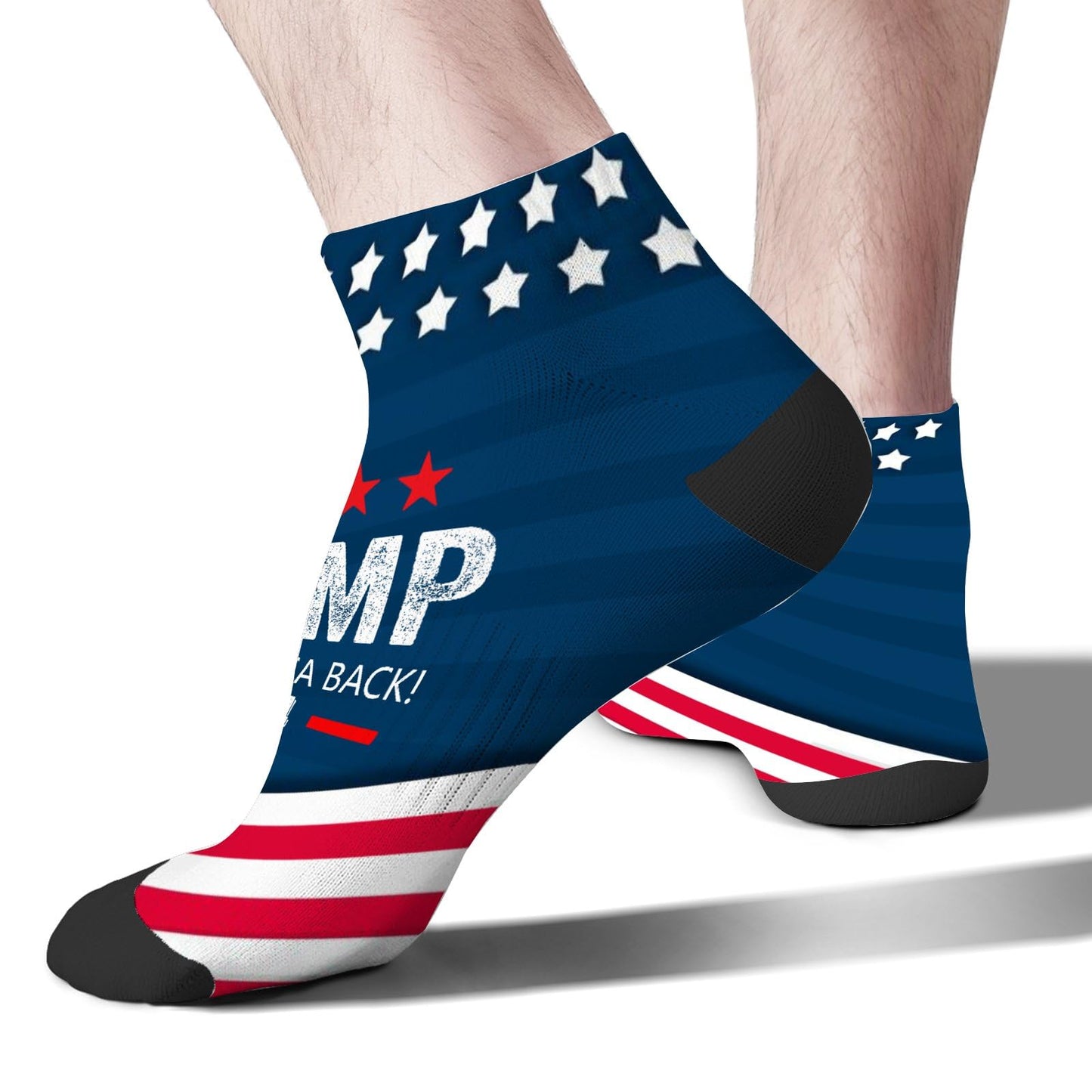 TRUMP TAKE AMERICA BACK! 2024 Womens Dress Socks Cotton Men Sock