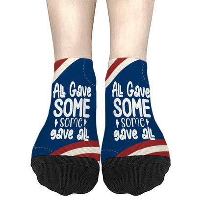 All Gave Some Some Gave All Girls Crew Socks Short Socks Men's