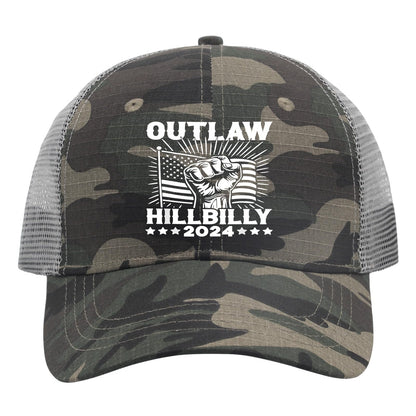 Outlaw Hillbilly Hat - AllBlack Fashion Hat for Men and Women