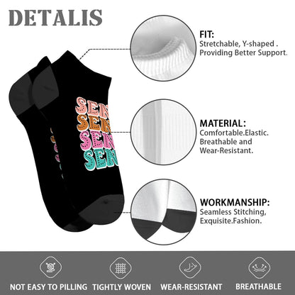 Class Of 2025 Senior House Womens Socks Ankle Liner Sock For Men's