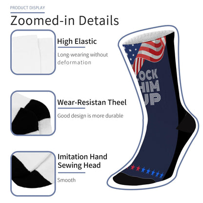 2024 Presidential Candidate Mens Crew Socks