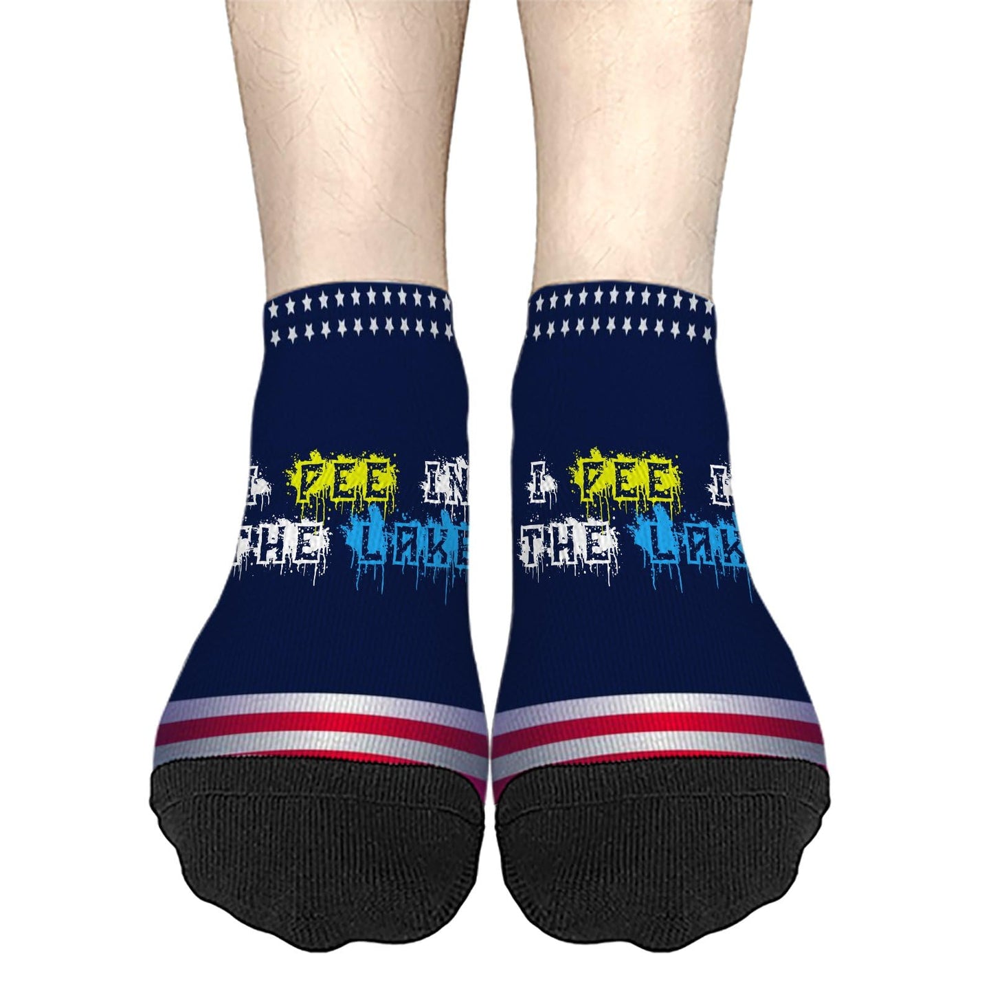 Lake-themed Funny Vacation Partys Cotton Socks for Men and Women