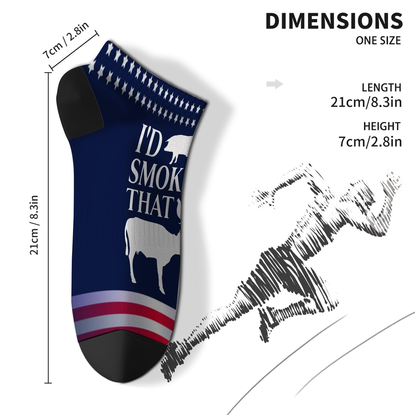 Grill Master BBQ Cotton Socks for Men