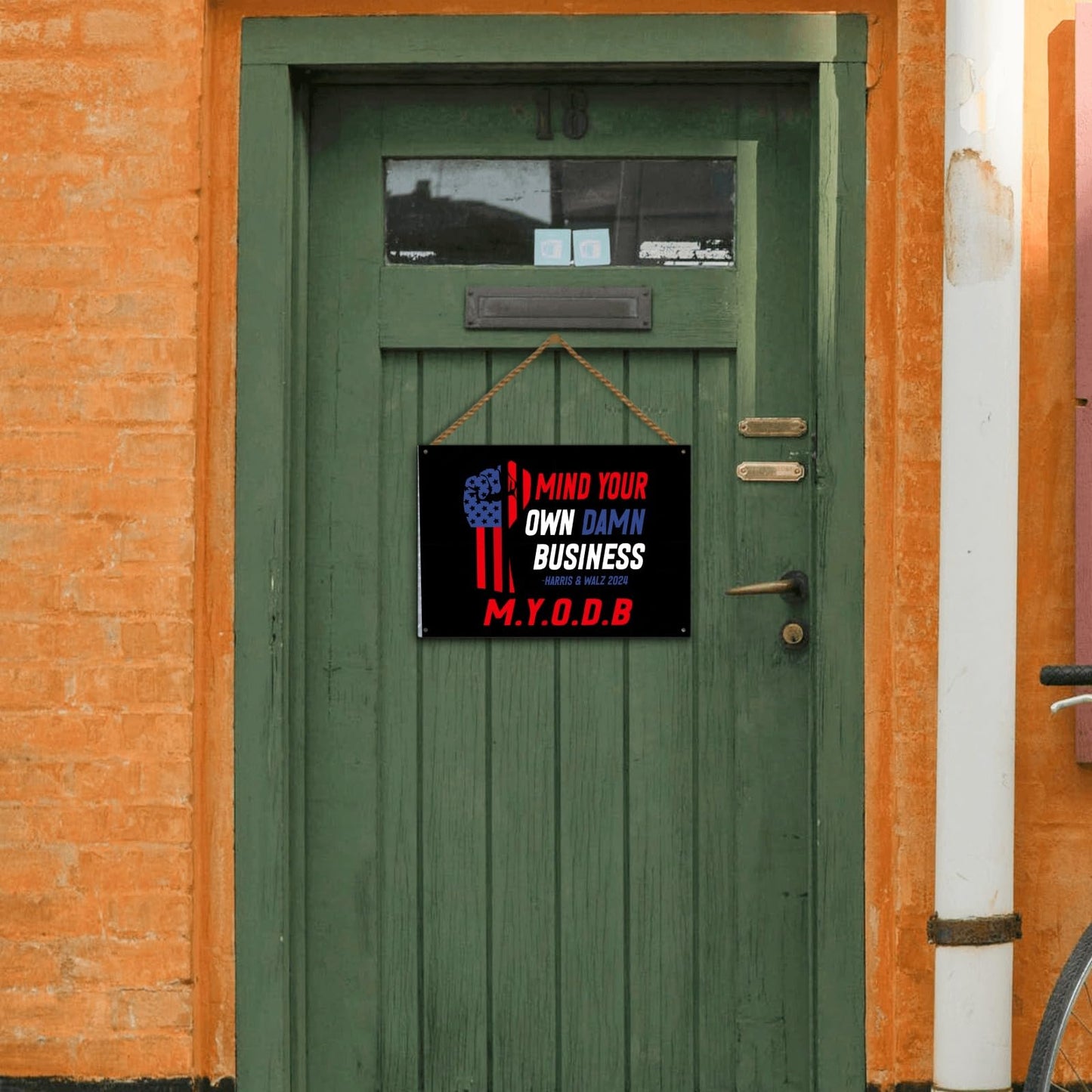 My Own Damn Business Metal Sign - Man Cave Decor