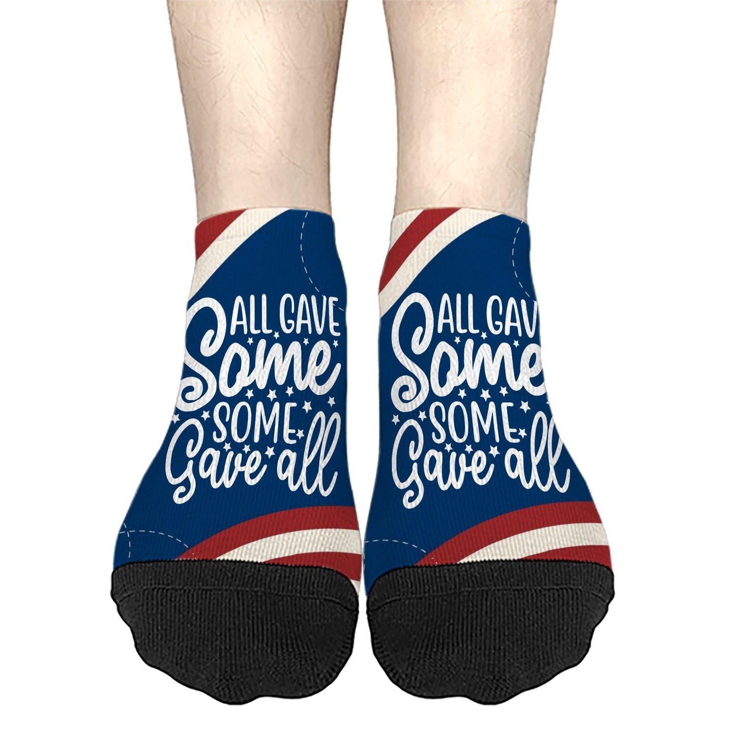 All Gave Some Some Gave All Girls Crew Socks Invisible Socks Women's