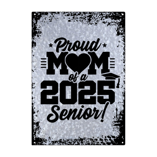 Class Of 2025 Senior Galvanized Bathroom Sign