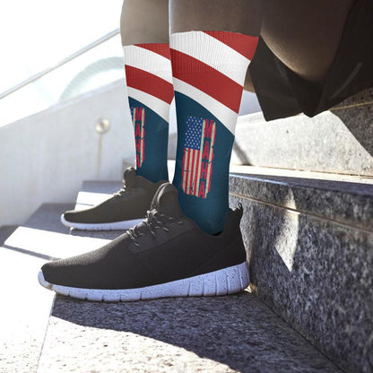 MAHA Patriotic 4th of July Socks for Men