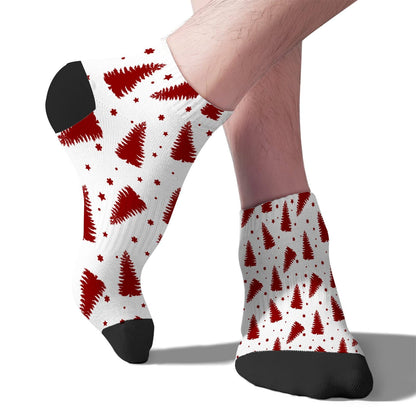 Funny Christmas Pattern Womens Socks Crew Dress Womens Sock