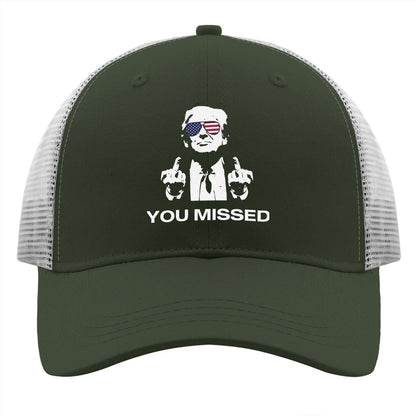 2024 Trump Supporter Army Green Cap