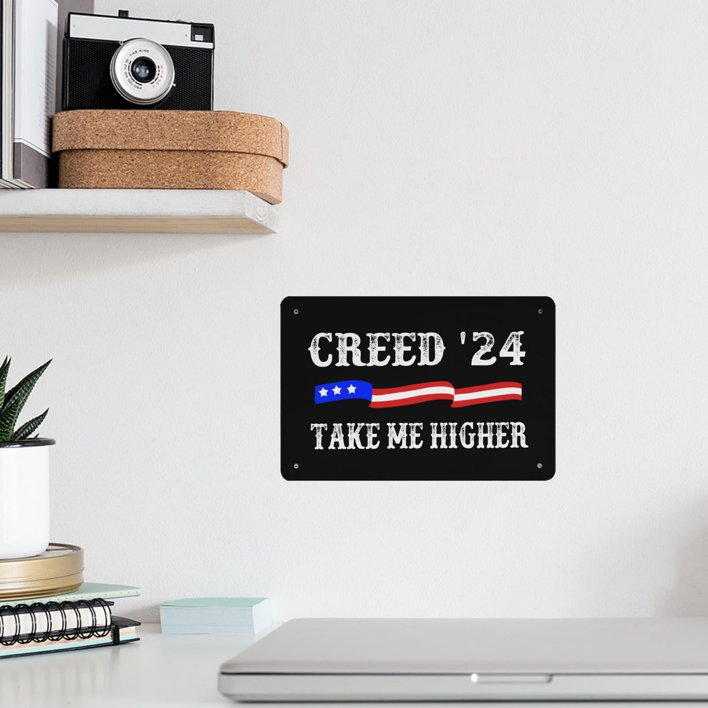 Creed '24 Take Me Higher Metal Signs Man Cave Decor For Classroom 40 * 30cm