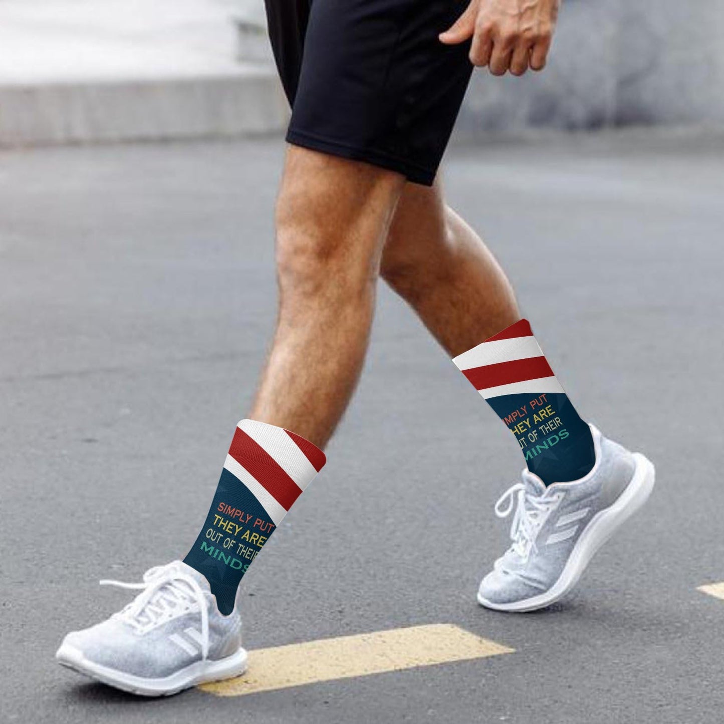 Crazy Design Men's Novelty Socks for Fun Gifts