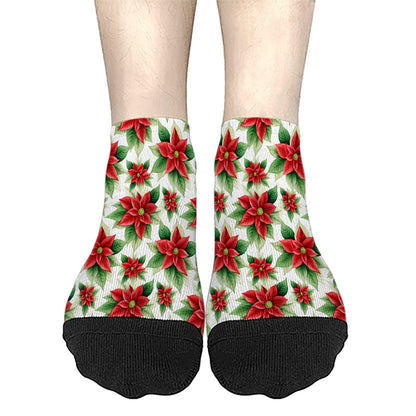 Funny Christmas Pattern Low Cut Socks Men Short Men's Sock