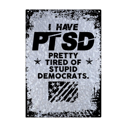 PTSD Galvanized Vintage Wall Decor