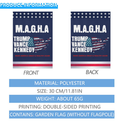 Checkmate Make America Healthy Again Yard Flag - Double Sided Funny Garden Flag