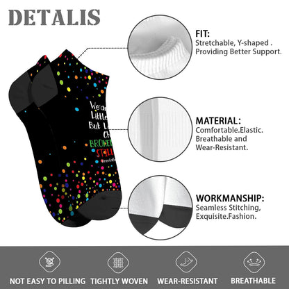 Broken Crayons Still Color Mens Low Cut Socks Invisible For Mens Sock