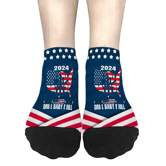 American Flag Oilfield Crew Socks