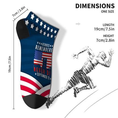 911 Tribute Women's No Show Socks