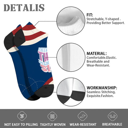 Mentally Sick Physically Thicc Low Cut Socks Casual Sock For Womens