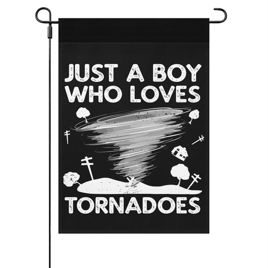 Tornado Lover's Double-Sided Garden Flag