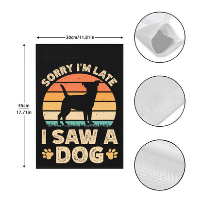 Cute Dog House Flags - Double Sided Hilarious Yard Flags