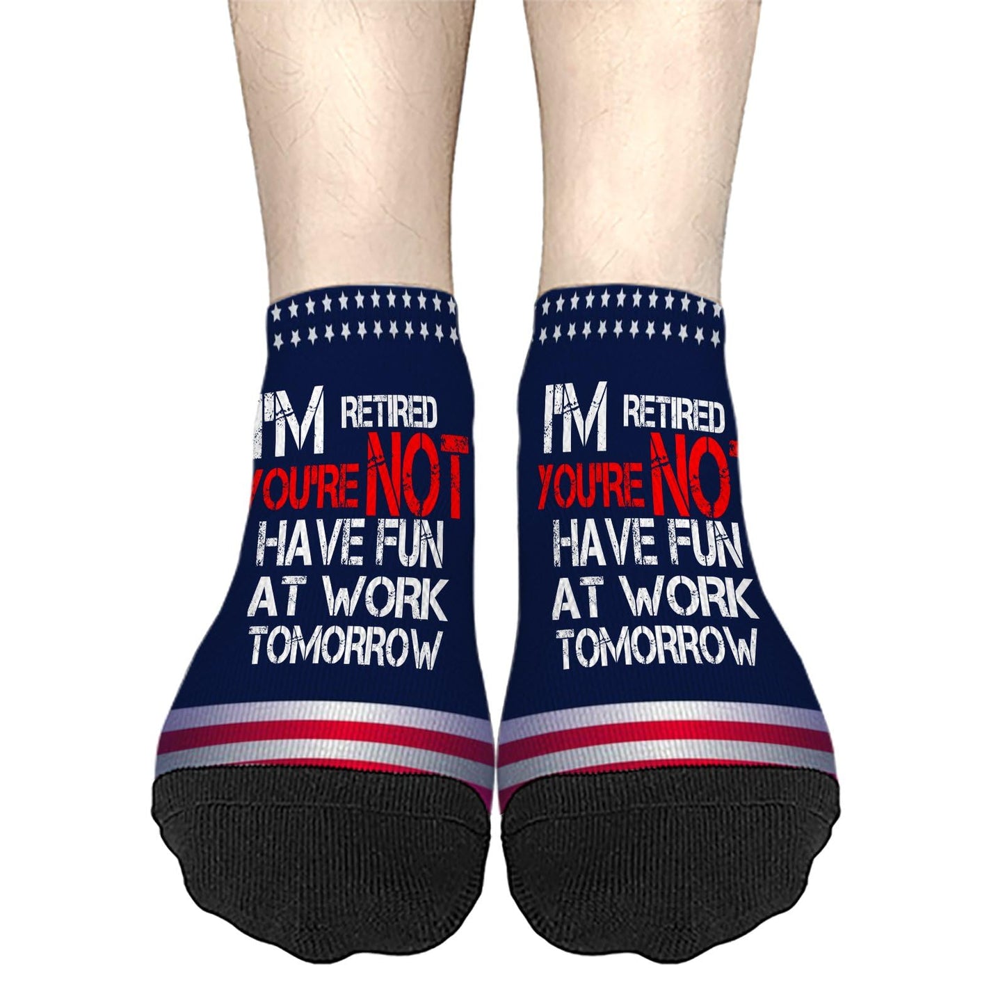 I'm Retired You're Not Have Fun At Work Tomorrow Dress Socks Women Casual Socks For Women's